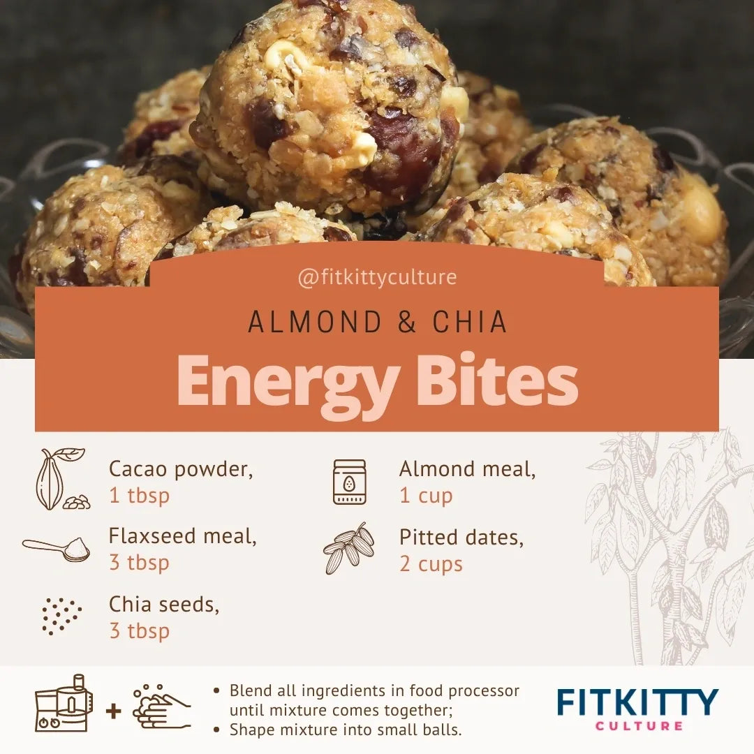 Almond & Chia Seed Energy Bites