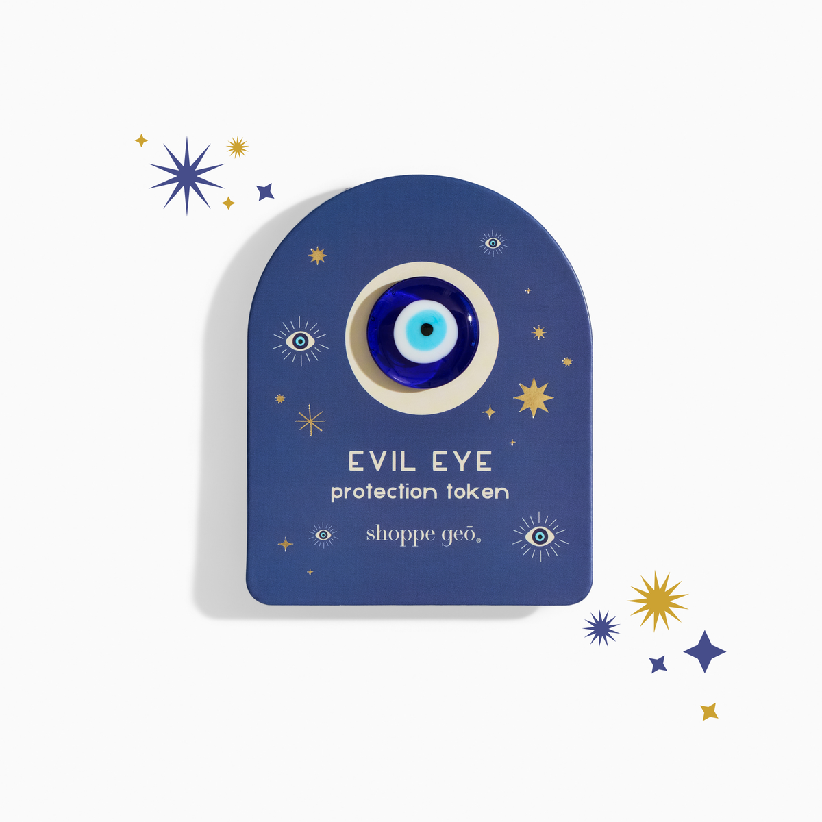 Evil Eye Glass Protection Token
