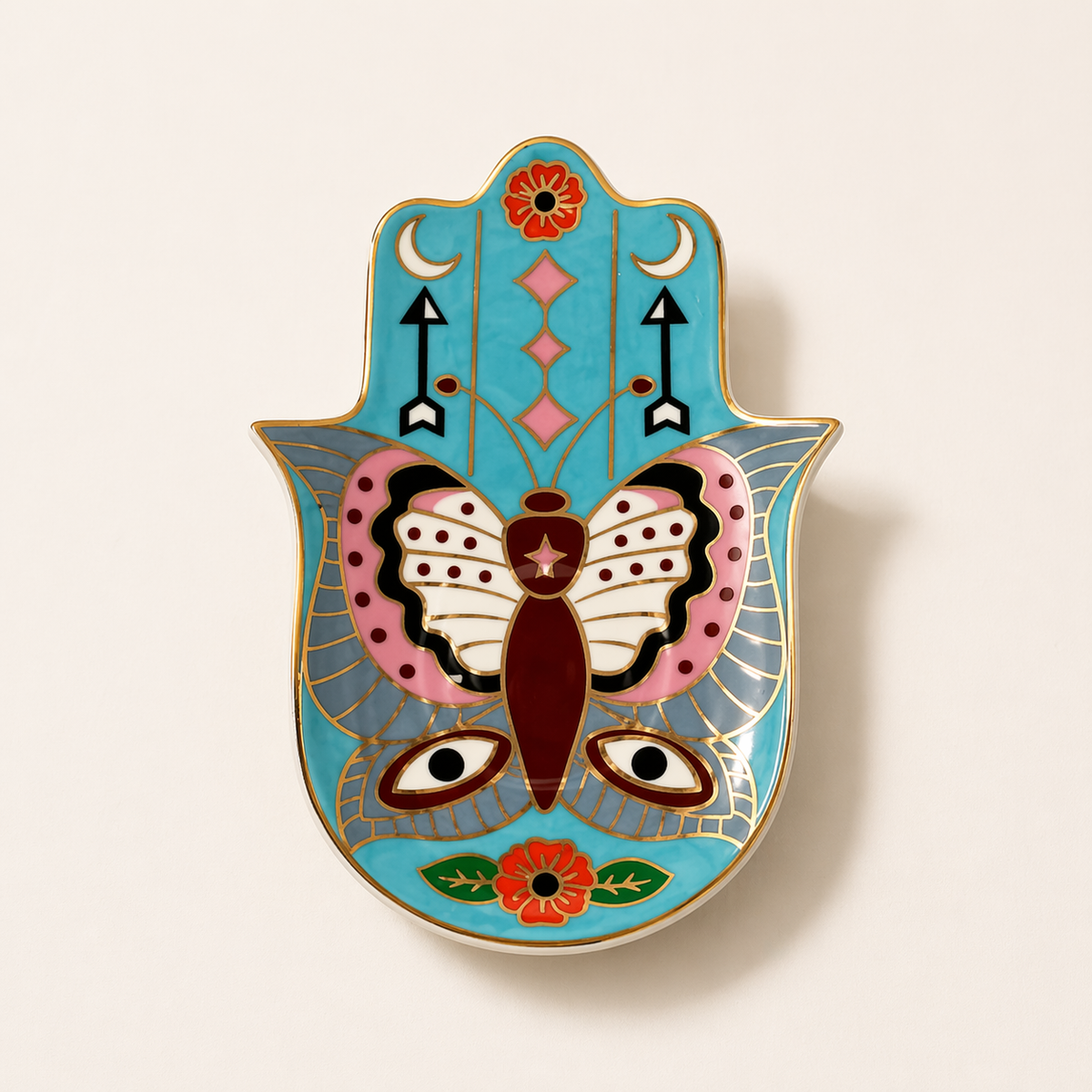 Sacred Eye Hamsa Dish Collection | Decorative Trinket Dishes — alternate product view 2