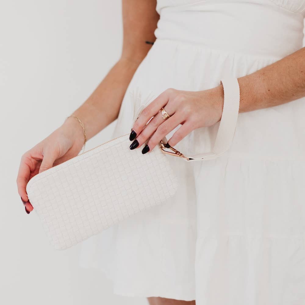 Emma Woven Clutch Wristlet - House of Caelo Athleisure Wear, Yoga Wear & Women's Clothing