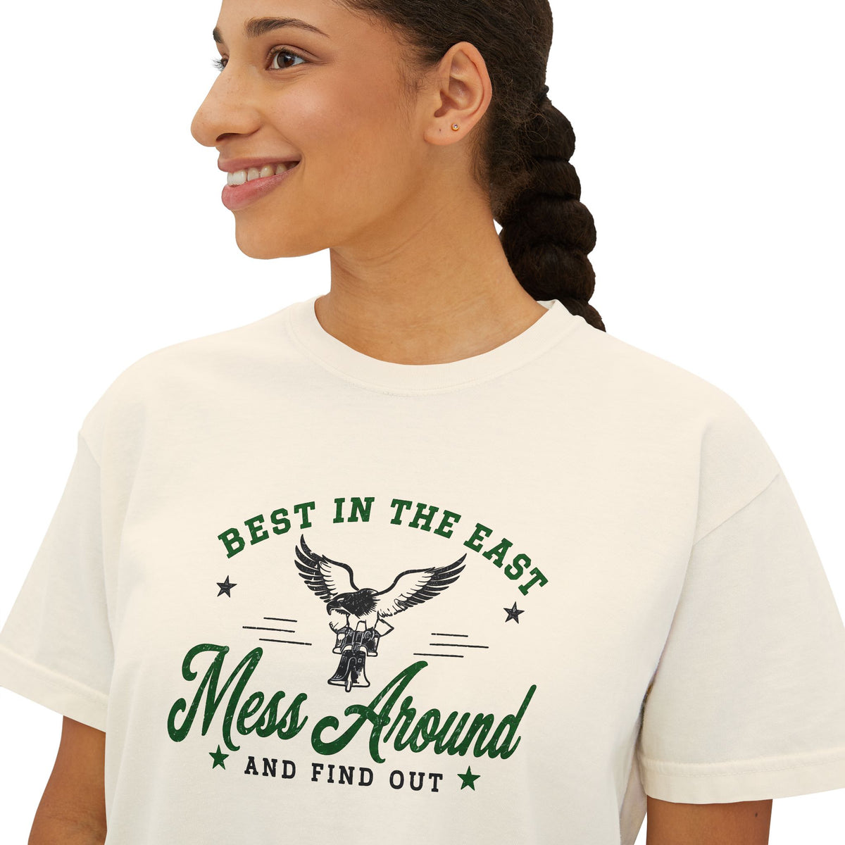 Best in the East Mess Around Graphic Tee, view 4 | Fitkitty Culture®