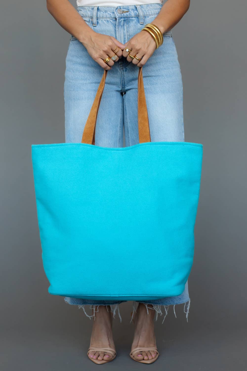 Blue Drink On The Beach Tote - Fitkitty Culture Athleisure Wear, Yoga Wear & Women's Clothing