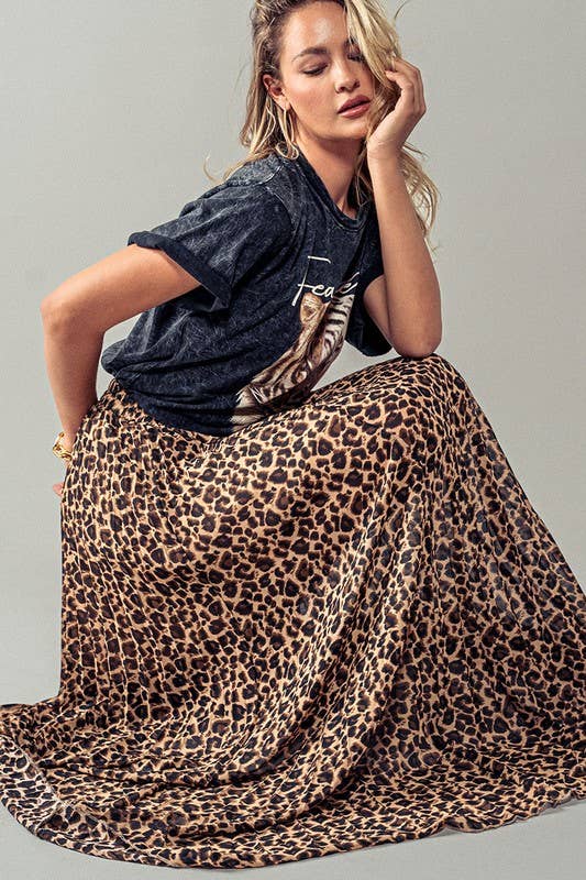 Fierce Flow Leopard Skirt - House of Caelo Athleisure Wear, Yoga Wear & Women's Clothing