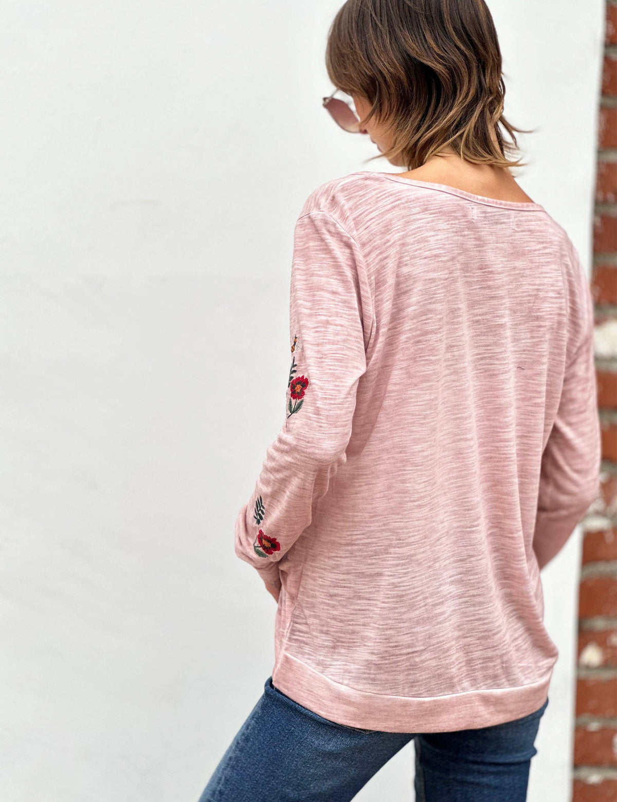Flower Power Long Sleeve tees - Fitkitty Culture Athleisure Wear, Yoga Wear & Women's Clothing