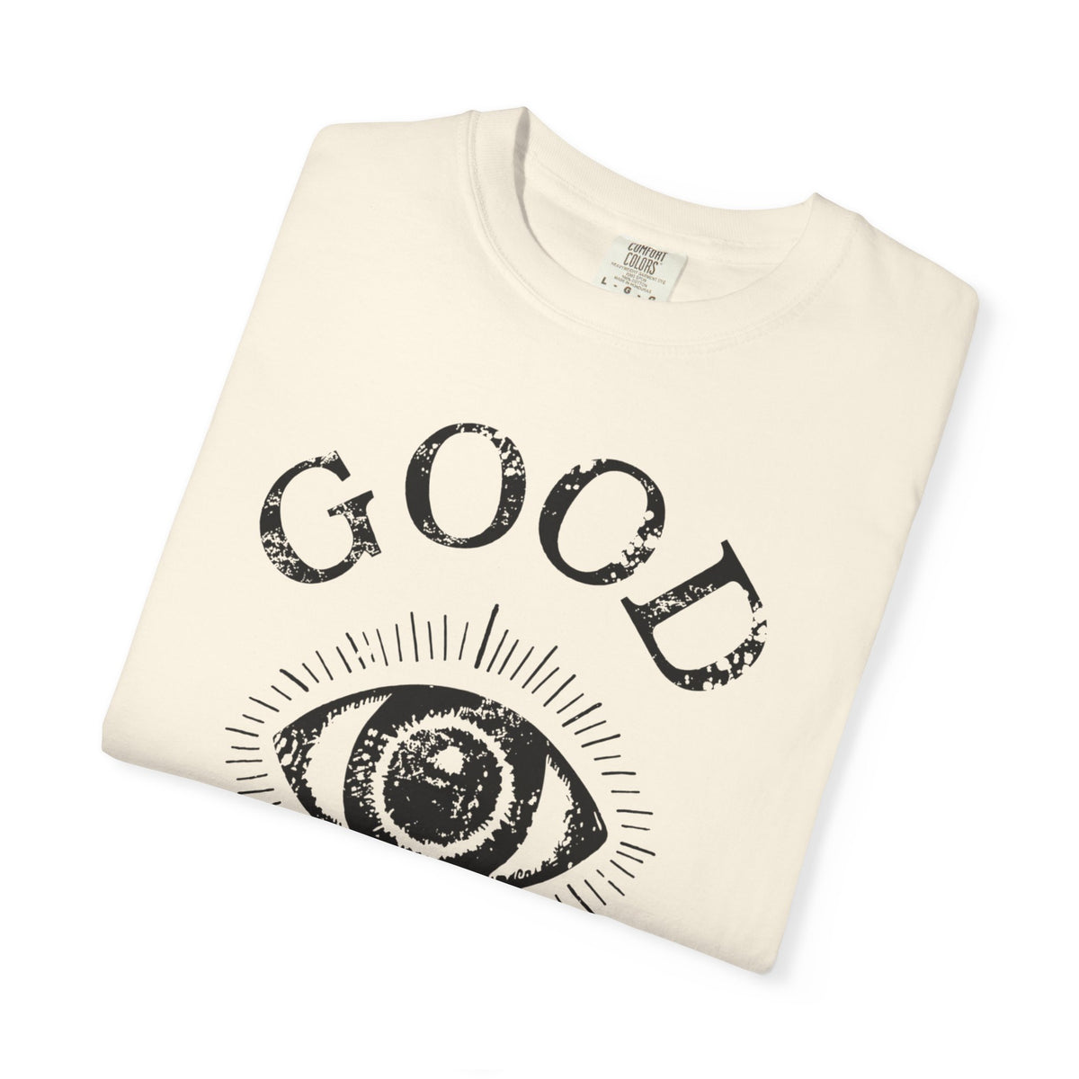 Good Vibes Eye T-Shirt: Vintage Mystic Graphic Tee, view 17 | Fitkitty Culture®