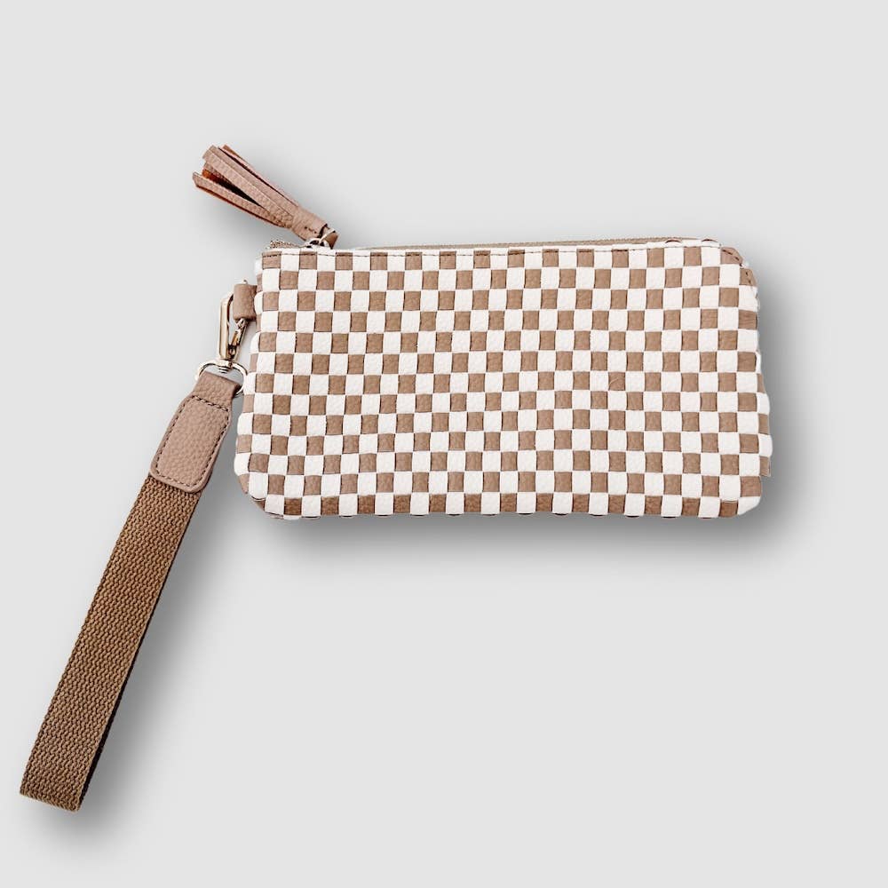 Emma Woven Clutch Wristlet - House of Caelo Athleisure Wear, Yoga Wear & Women's Clothing