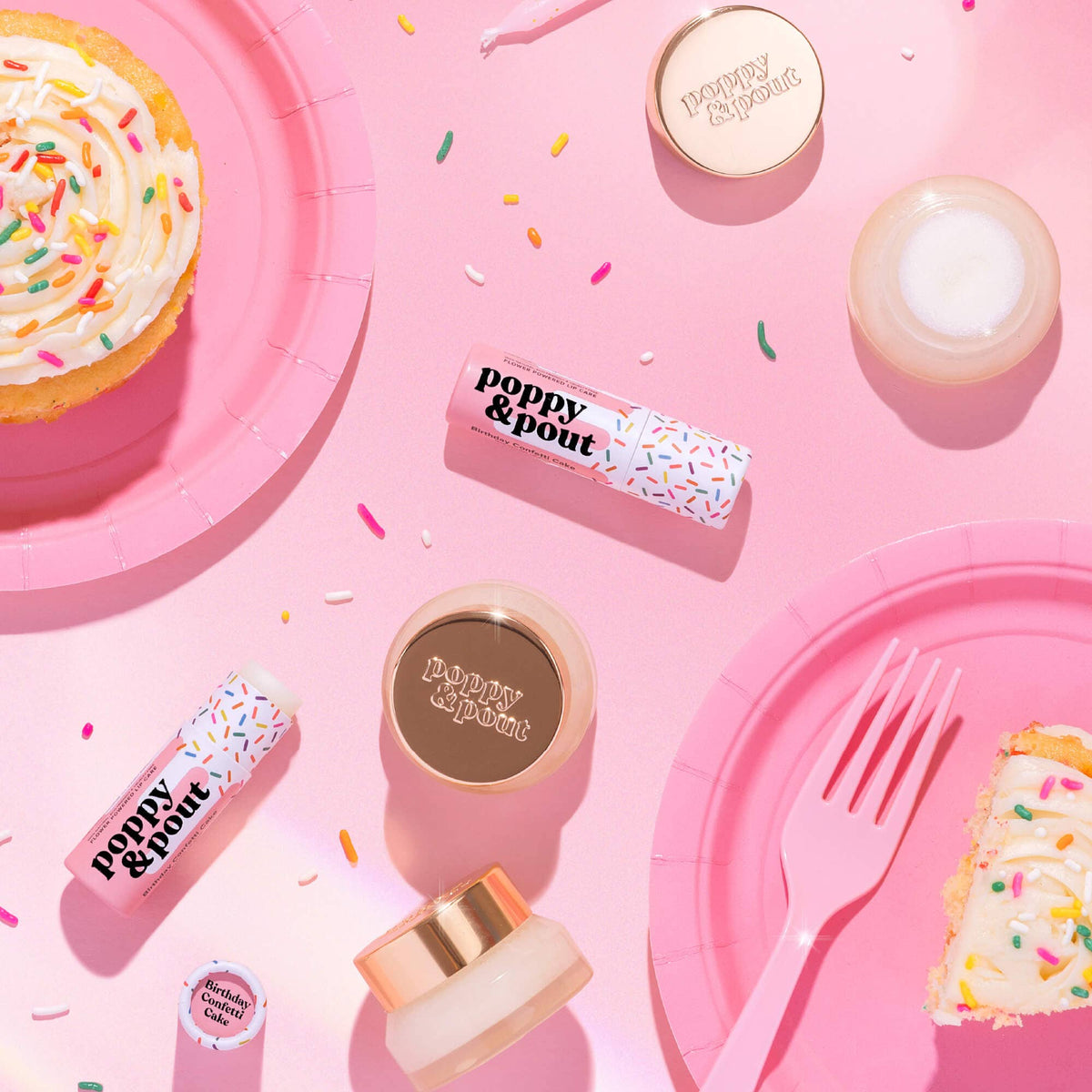Lip Care Duo, Birthday Confetti Cake - Fitkitty Culture Athleisure Wear, Yoga Wear & Women's Clothing