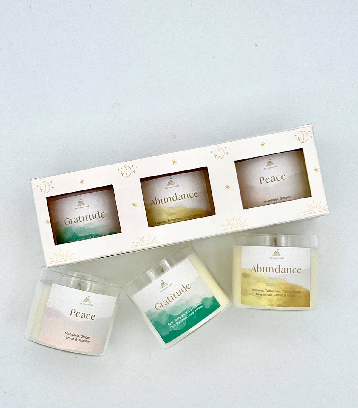 Gratitude Mini Intention Votive Scented Candle Gift Set ~ — main product image