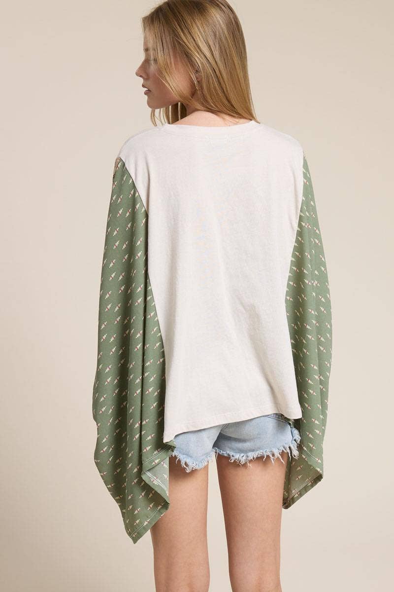 Butterfly Dreamer Vintage Graphic Sheer Kaftan Top - Fitkitty Culture Athleisure Wear, Yoga Wear & Women's Clothing