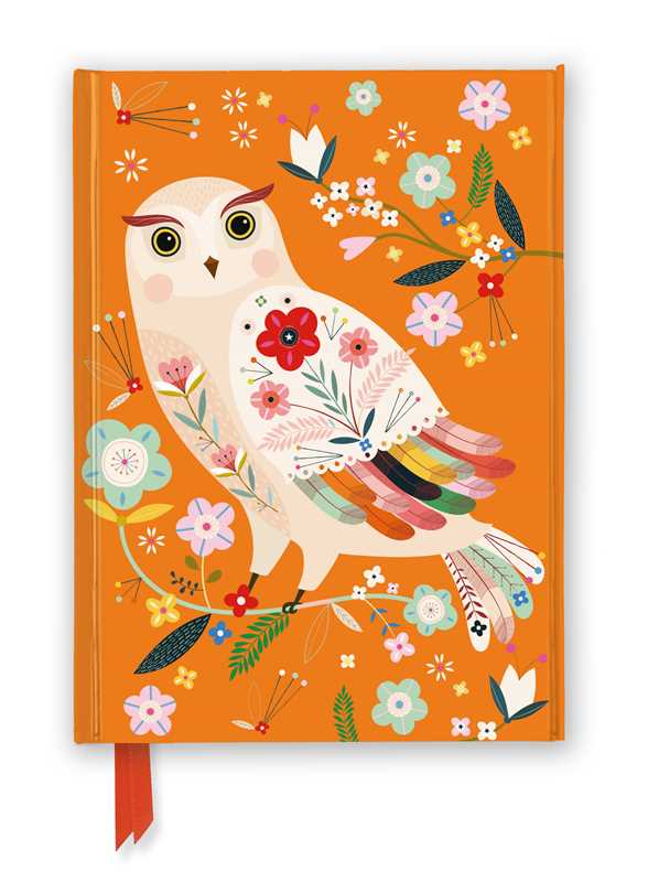 Folk Owl Foiled Journal — Bee Brown