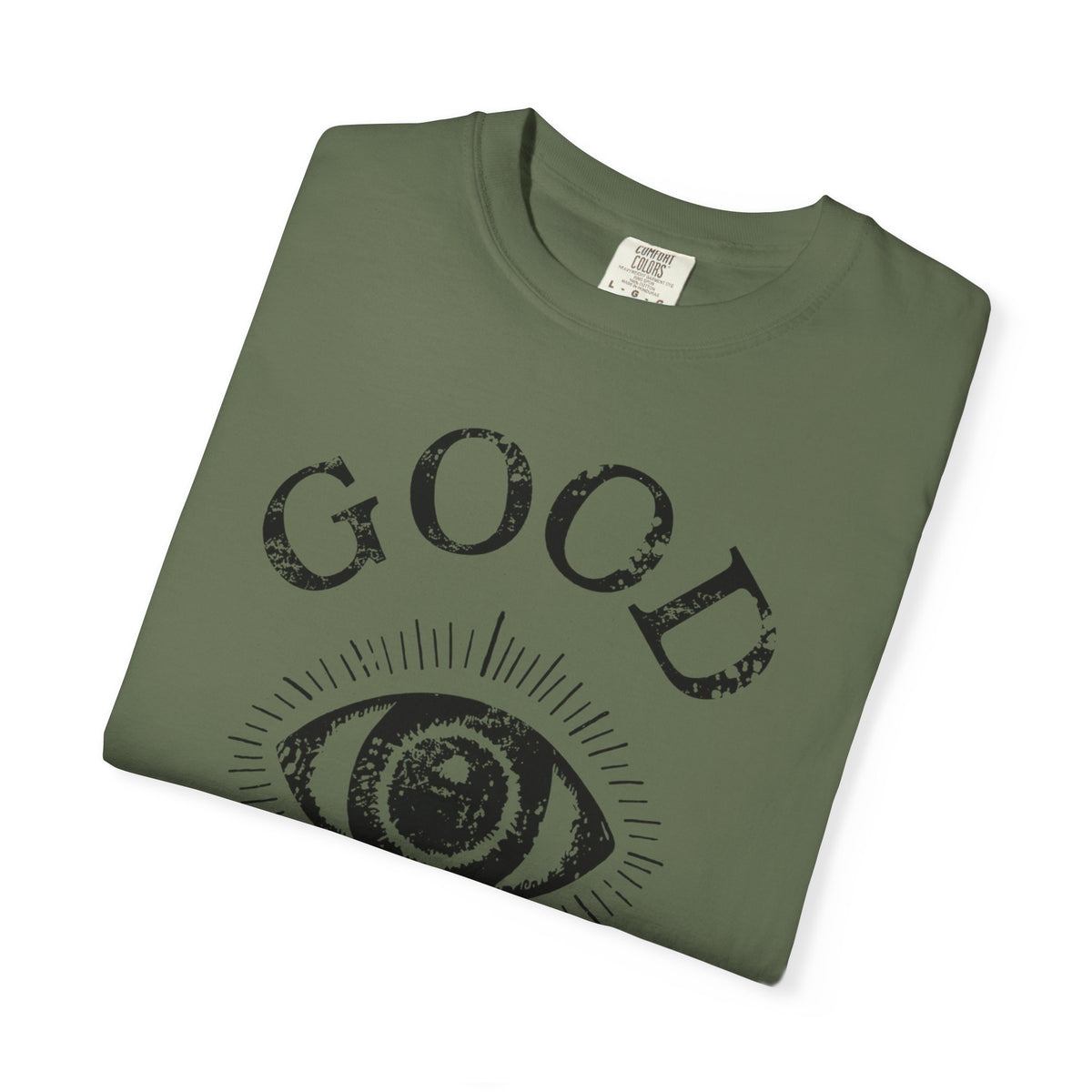 Good Vibes Eye T-Shirt: Vintage Mystic Graphic Tee, view 26 | Fitkitty Culture®