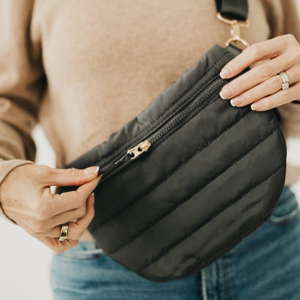 Jolie Puffer Bum Bag - Fitkitty Culture Athleisure Wear, Yoga Wear & Women's Clothing