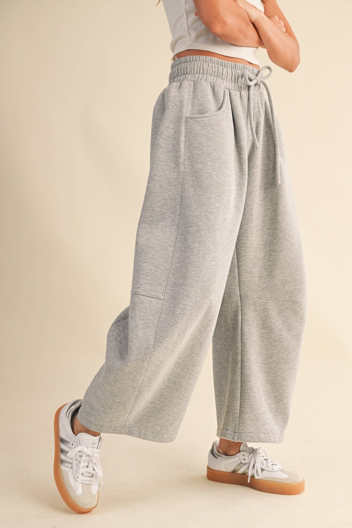 CloudSoft™ Barrel-Leg Sweatpants — alternate product view 9