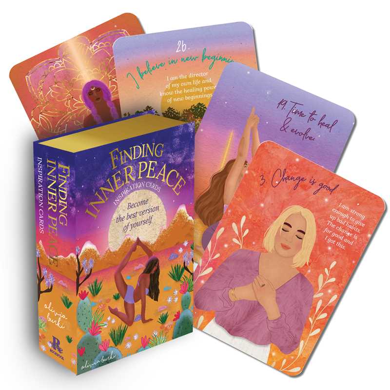 Finding Inner Peace Inspiration Cards by Olivia Bürki — main product image