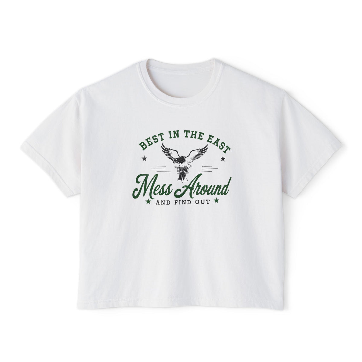 Best in the East Boxy Graphic Tee, view 3 | Fitkitty Culture®