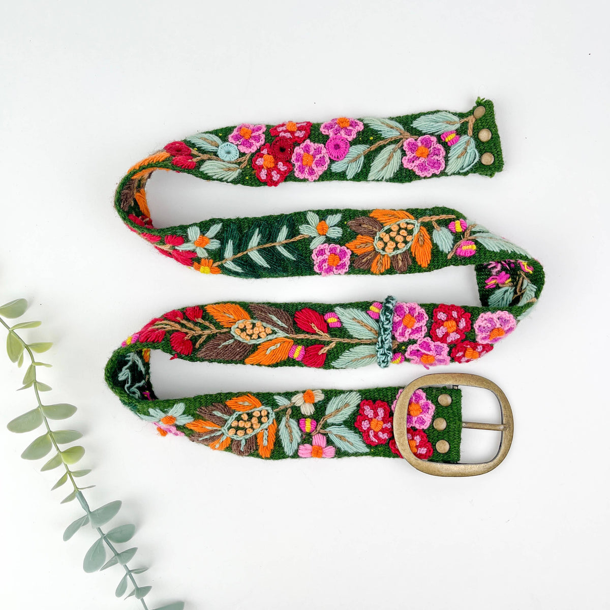 Forrest Wildberry Embroidery Belt - Fitkitty Culture Athleisure Wear, Yoga Wear & Women's Clothing