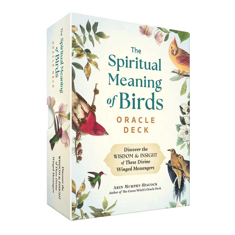The Spiritual Meaning of Birds Oracle Deck box and cards