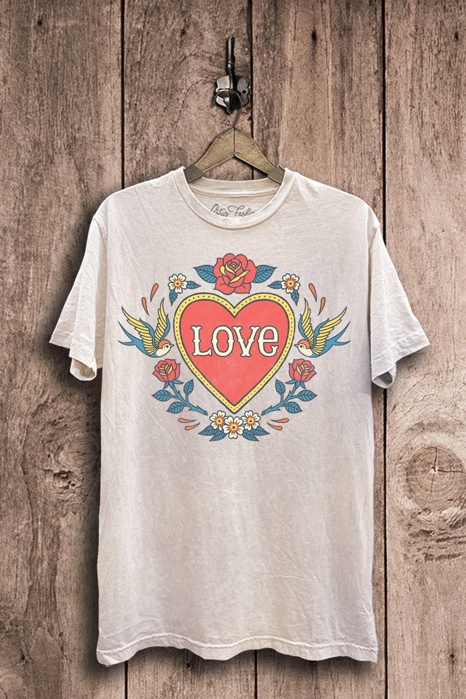 Love Tattoo Graphic Top — alternate product view 2