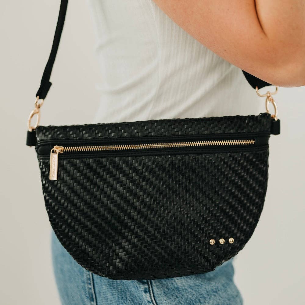 Diagonal Woven Westlyn Bum Bag - COMING SOON!!! - Fitkitty Culture Athleisure Wear, Yoga Wear & Women's Clothing