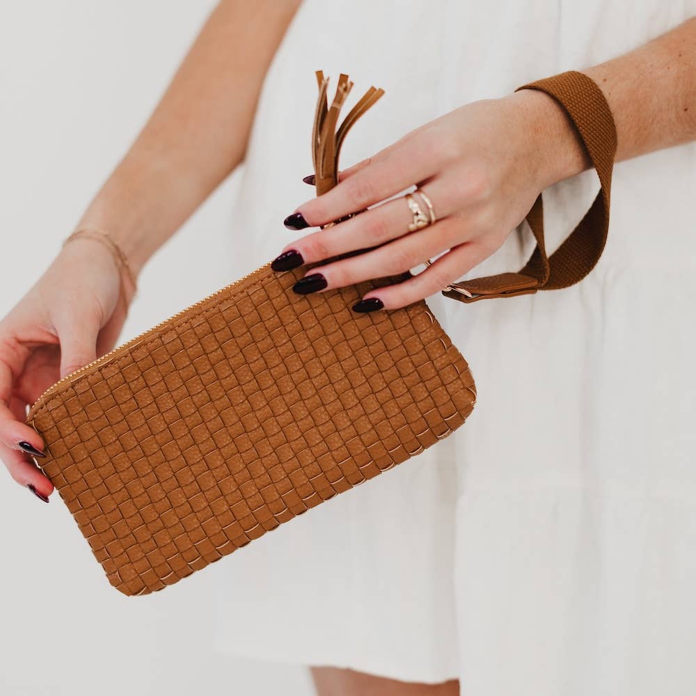 Emma Woven Clutch Wristlet - House of Caelo Athleisure Wear, Yoga Wear & Women's Clothing