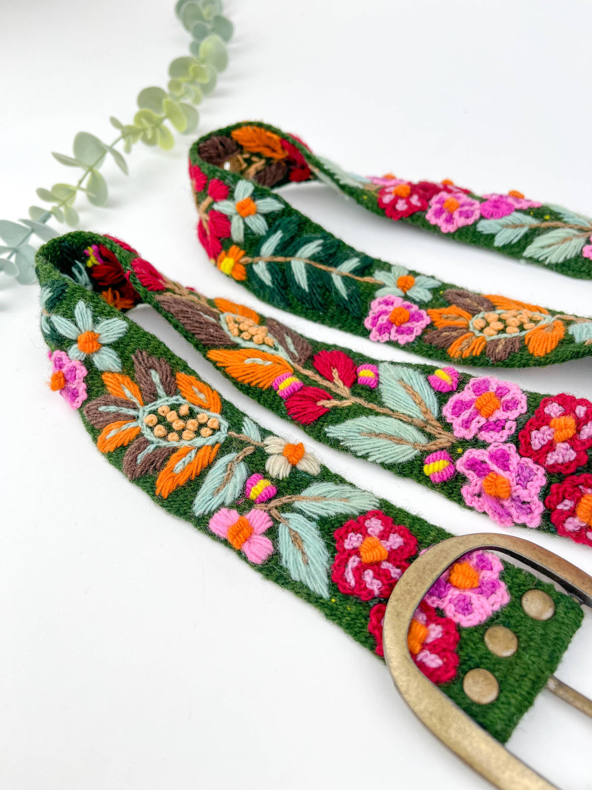 Forrest Wildberry Embroidery Belt - Fitkitty Culture Athleisure Wear, Yoga Wear & Women's Clothing