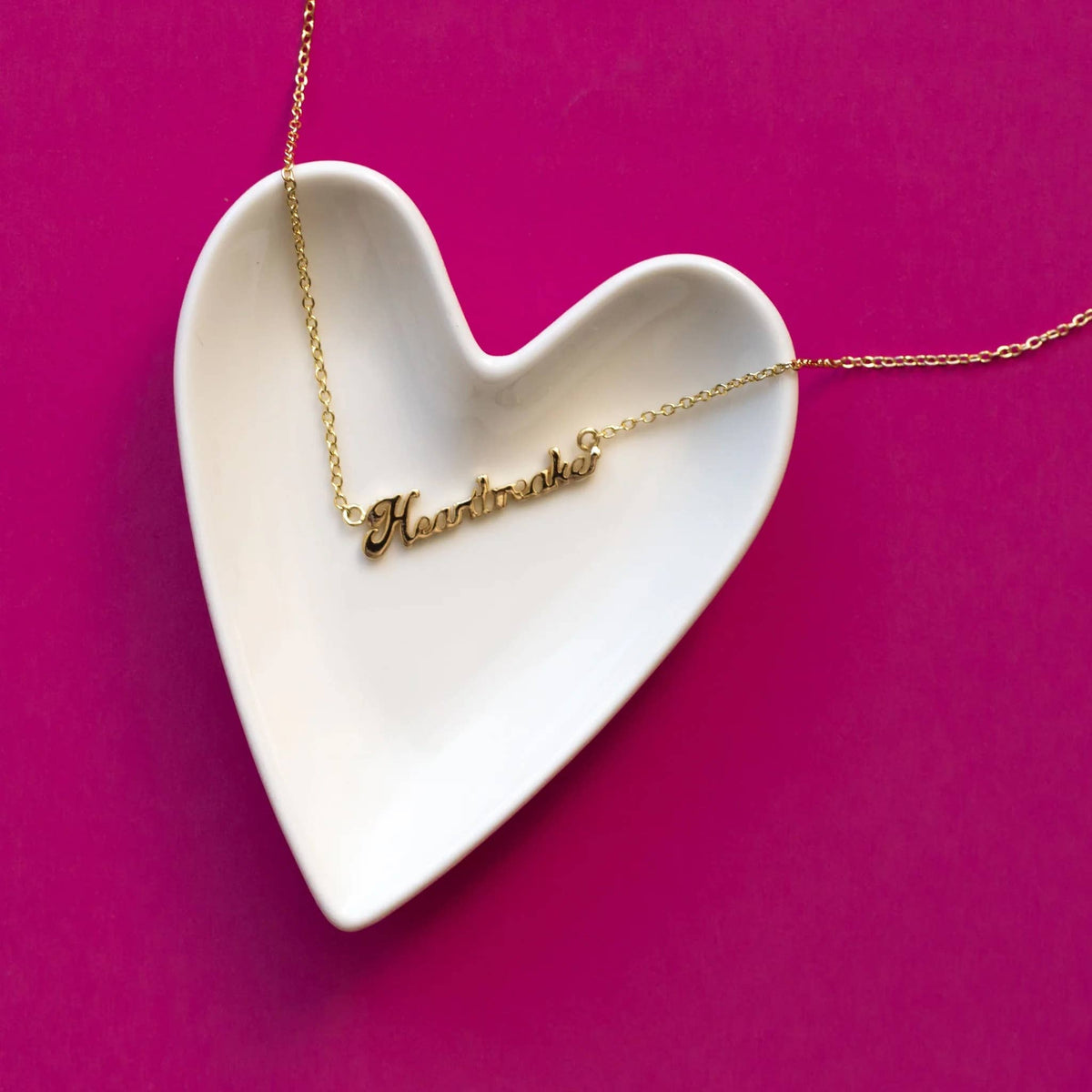 Heart-Shaped Ceramic Trinket Dish — alternate product view 3