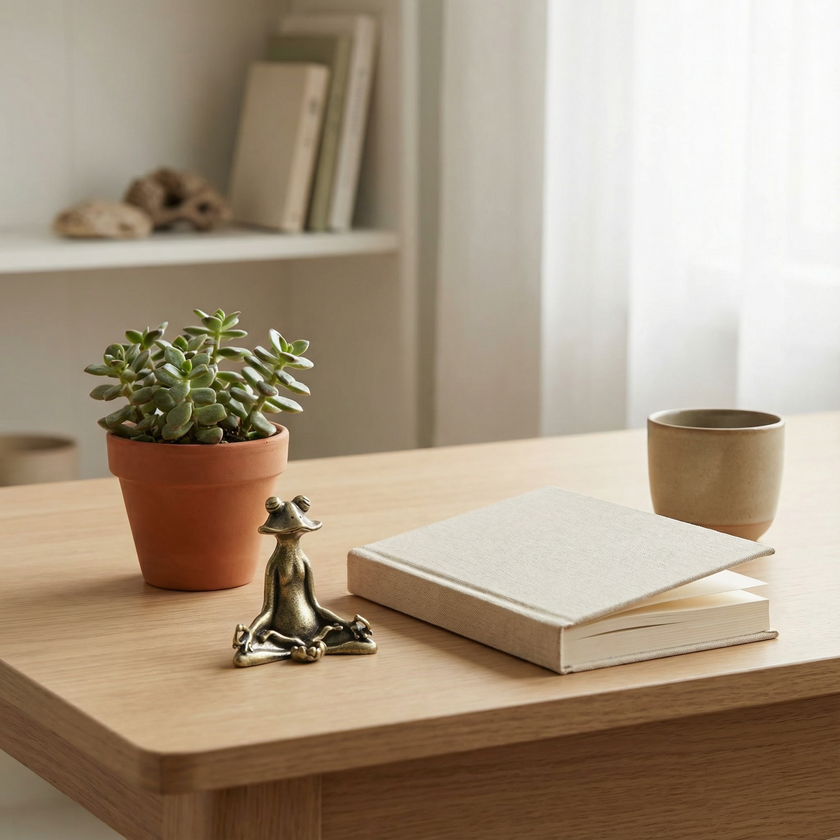 Zen Brass Incense Frog — alternate product view 10