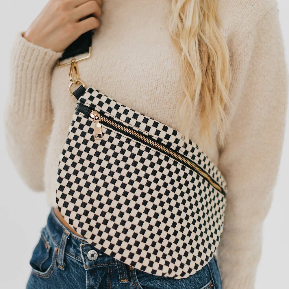 Westlyn Woven Vegan Leather Crossbody Bag — alternate product view 13