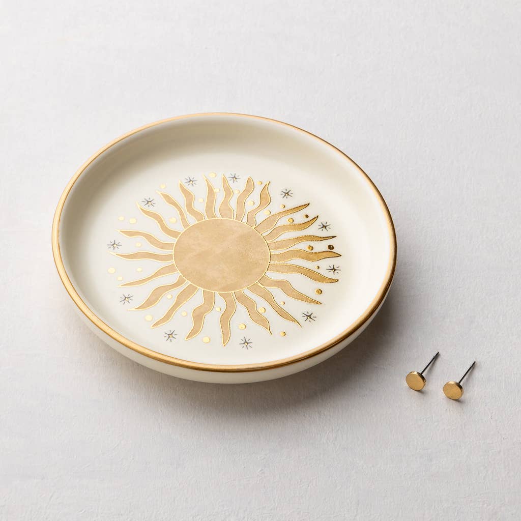 Sun Rays Jewelry Dish & Stud Earring Gift Set — alternate product view 2