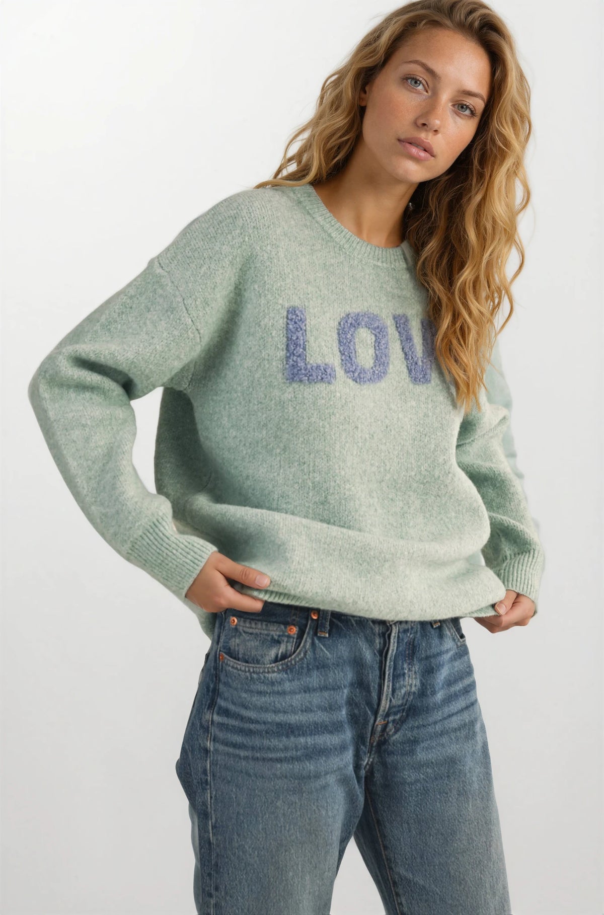 Love Cozy Soft Knit Sweater - House of Caelo Athleisure Wear, Yoga Wear & Women's Clothing