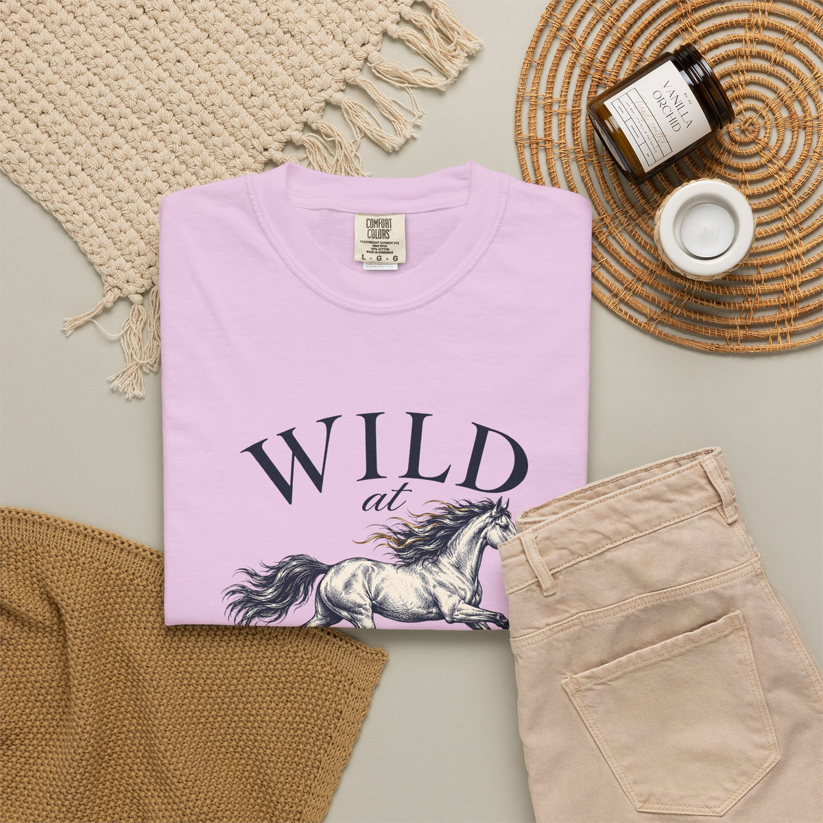 Wild at Heart Tee | Vintage Horse Garment-Dyed T-Shirt