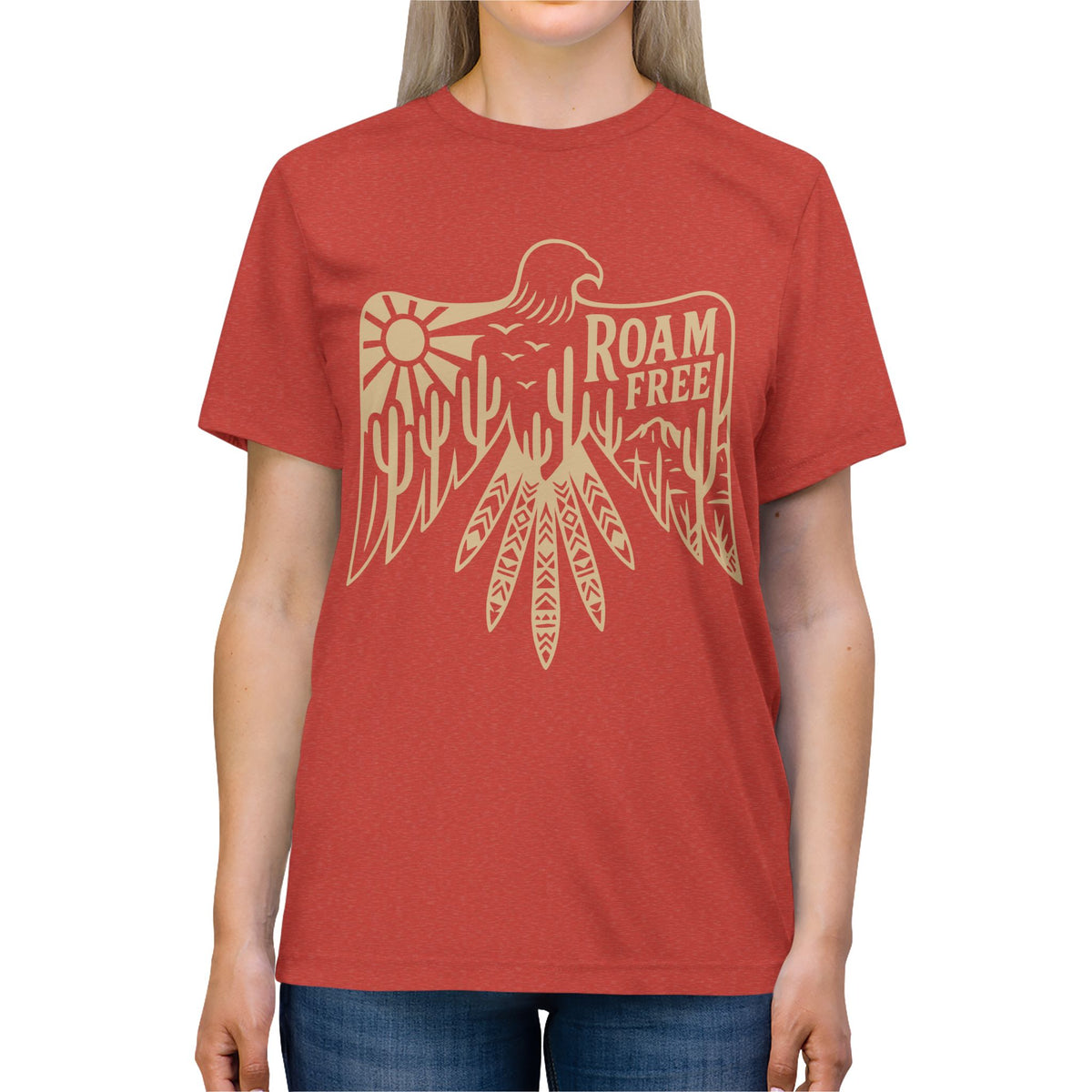 Roam Free Thunderbird Graphic Tee — Southwestern Adventure T-Shirt