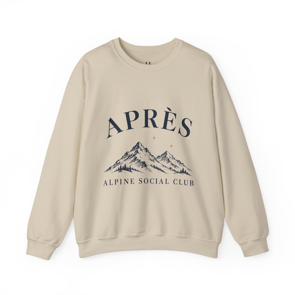 Après Alpine Social Club Sweatshirt | Vintage Ski Lodge Crewneck