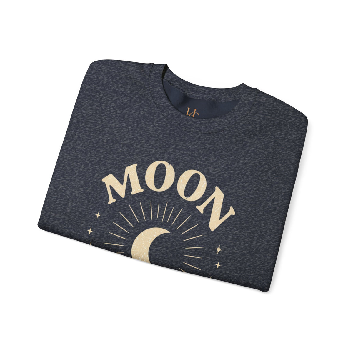 Moon Tribe Crewneck Sweatshirt — Celestial Moon Graphic Pullover - Jewel Tones, view 25 | Fitkitty Culture®