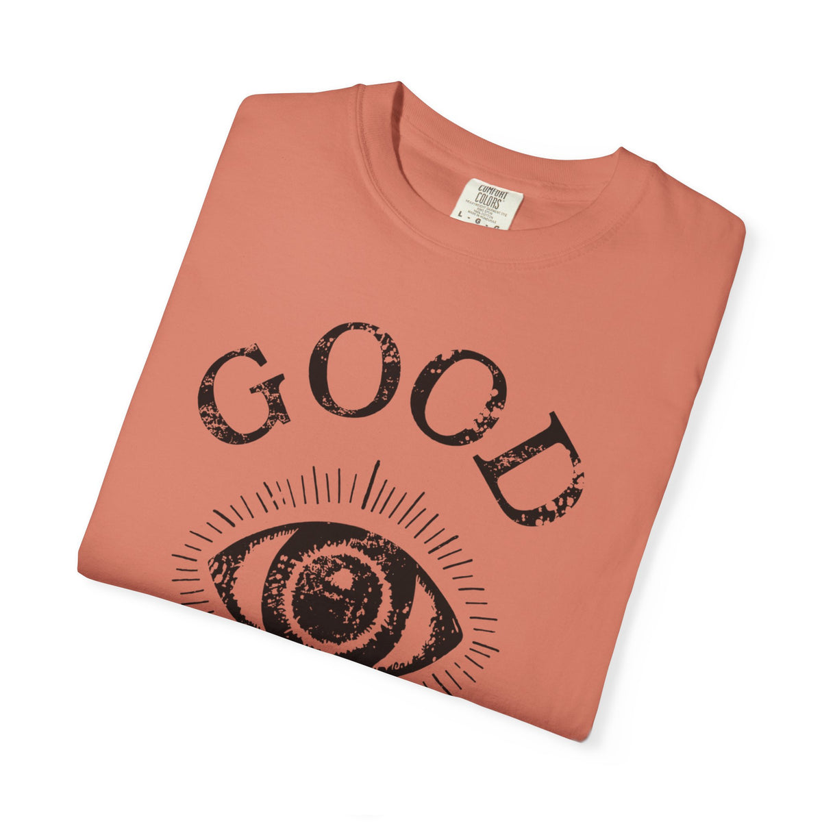Good Vibes Eye T-Shirt: Vintage Mystic Graphic Tee, view 14 | Fitkitty Culture®
