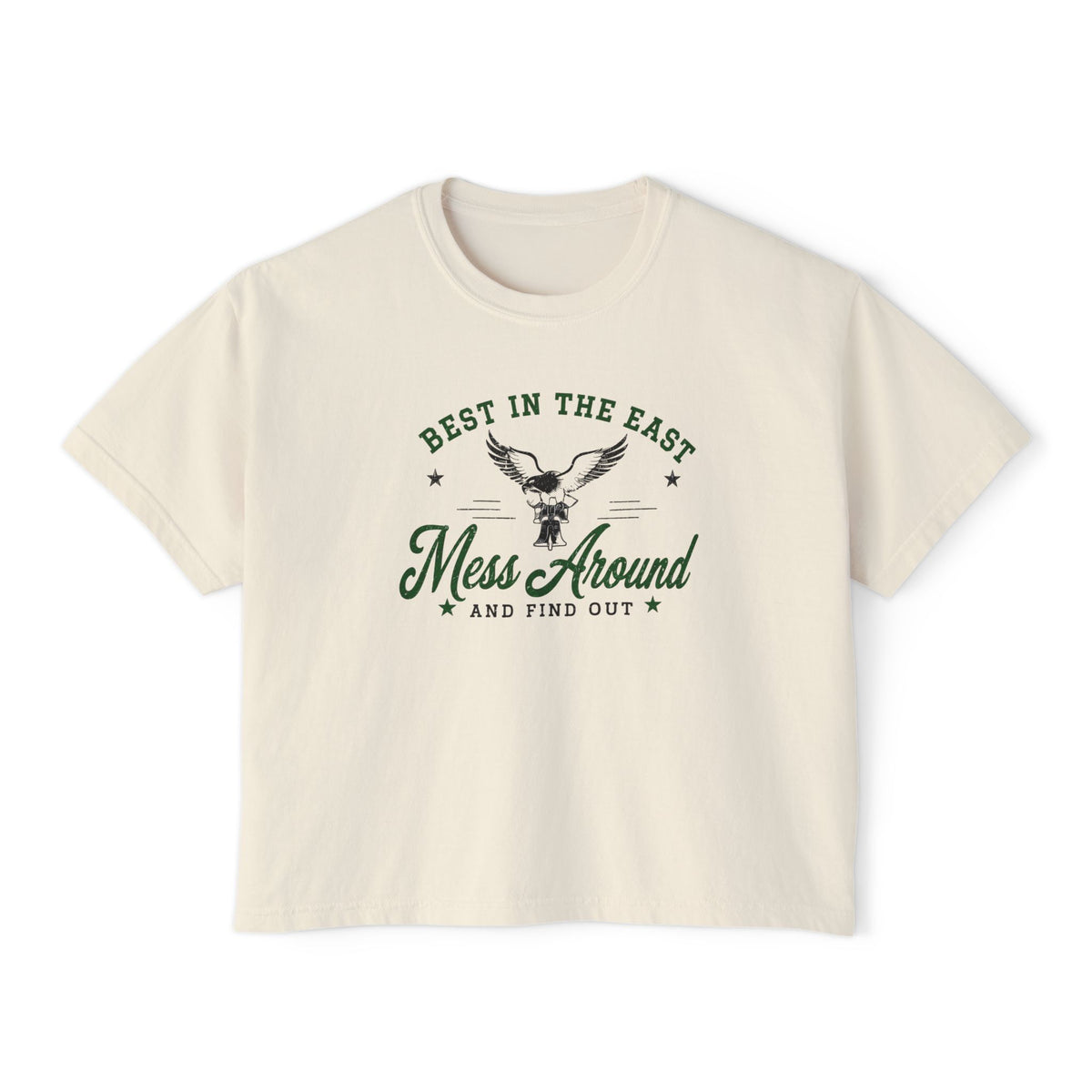 Best in the East Boxy Graphic Tee, view 2 | Fitkitty Culture®