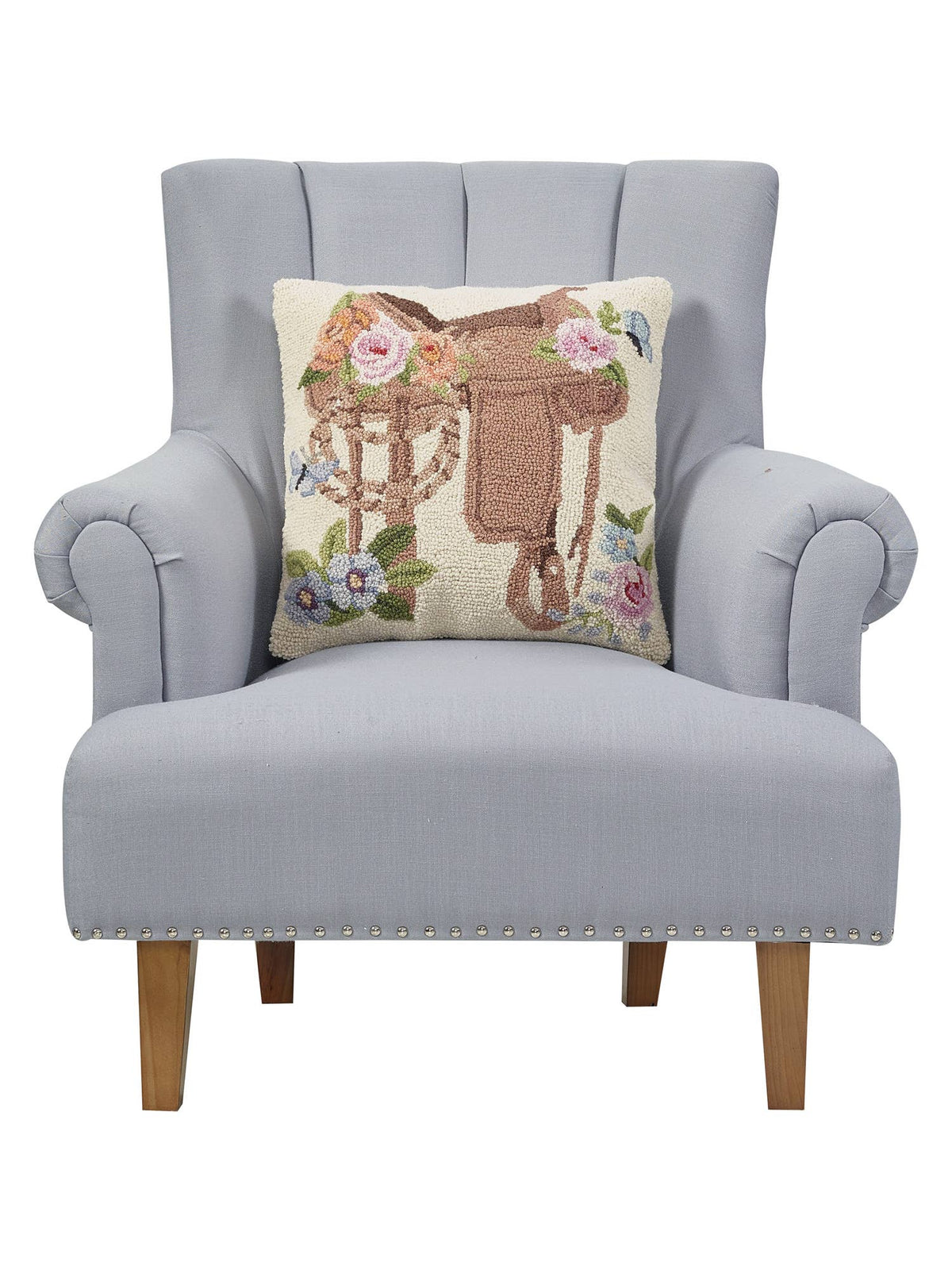 Cowboy Boots & Rose Hook Pillow - Susan Winget — alternate product view 2