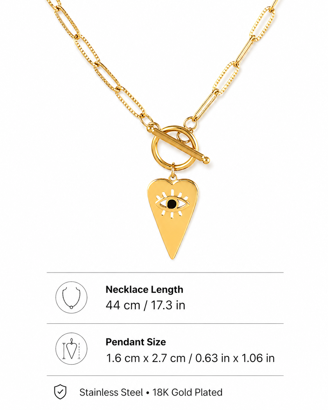 Golden Oracle Toggle Necklace - Fitkitty Culture Athleisure Wear, Yoga Wear & Women's Clothing