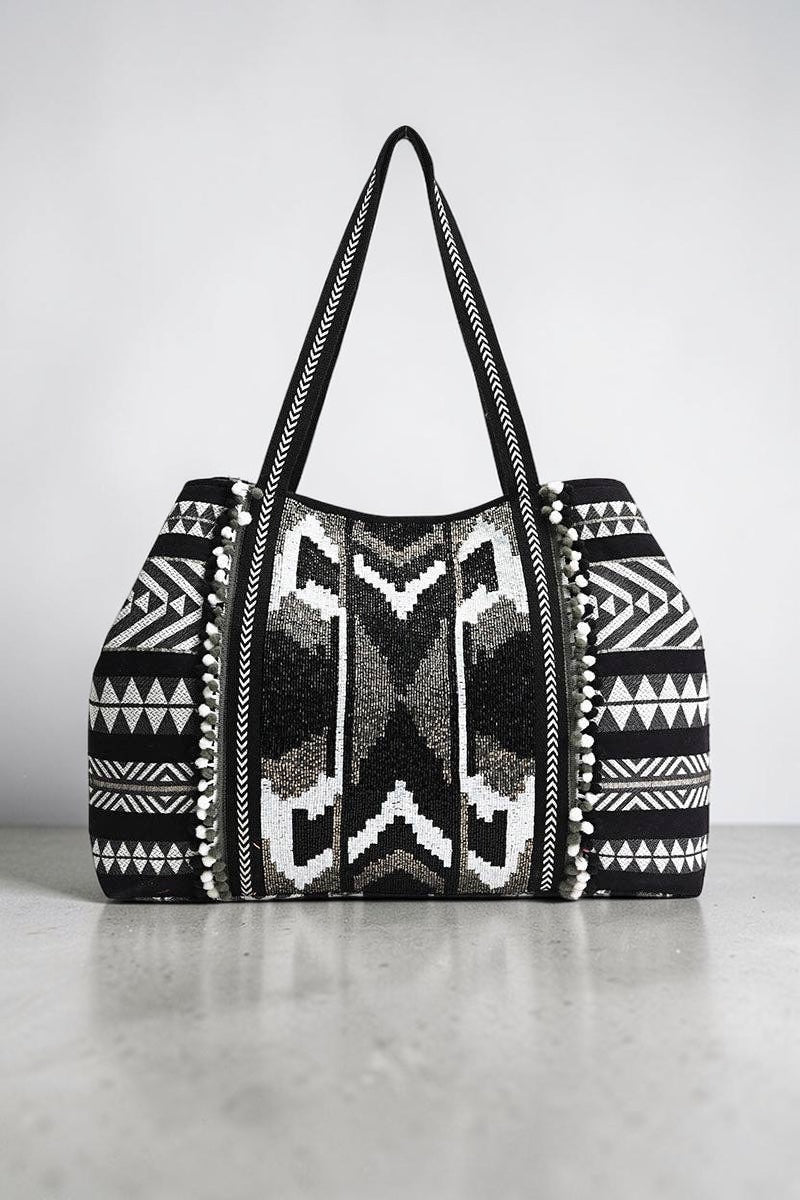 Midnight Market Tote | Boho Weekender & Everyday Carryall — alternate product view 2
