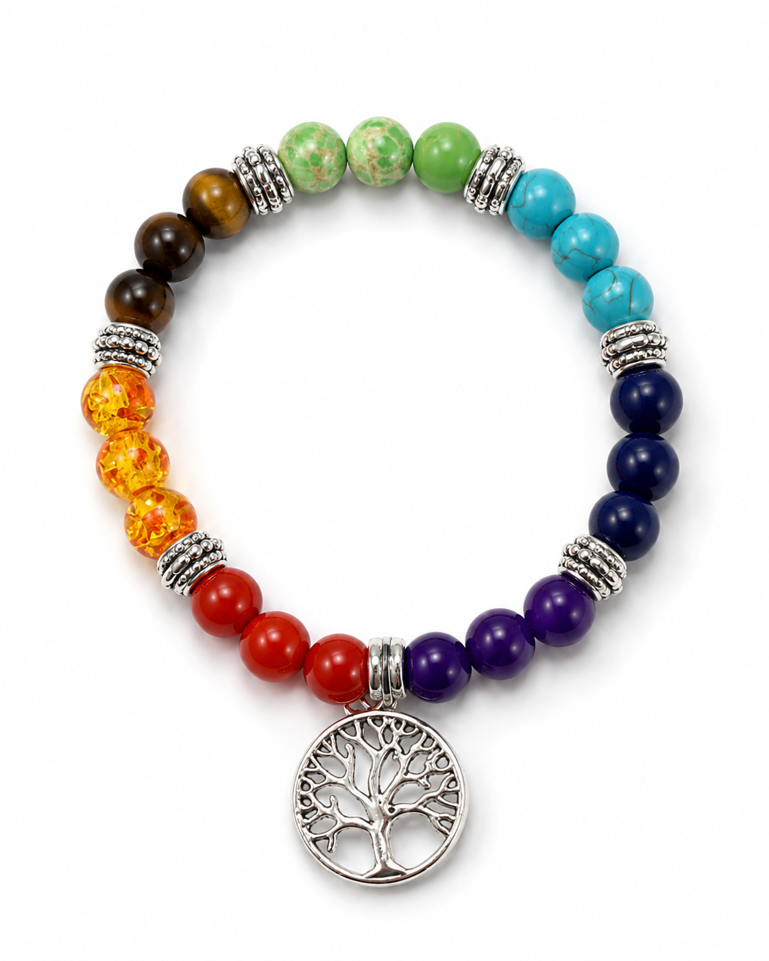 The Rooted Radiance Chakra Bracelet - Fitkitty Culture Athleisure Wear, Yoga Wear & Women's Clothing