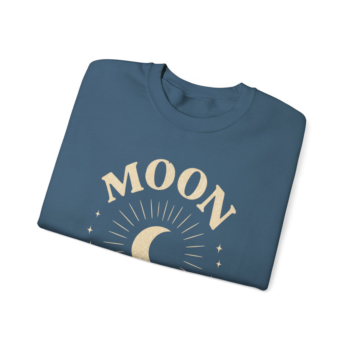 Teal Moon Tribe Sweatshirt folded