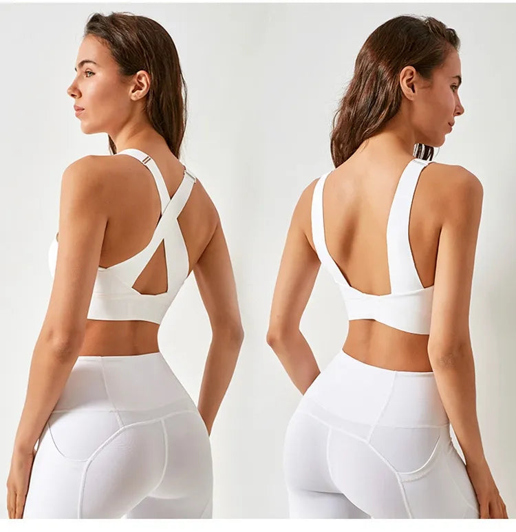 Front Zipper High Impact Athletic Bra, Sports Bra, House of Caelo, House of Caelo
