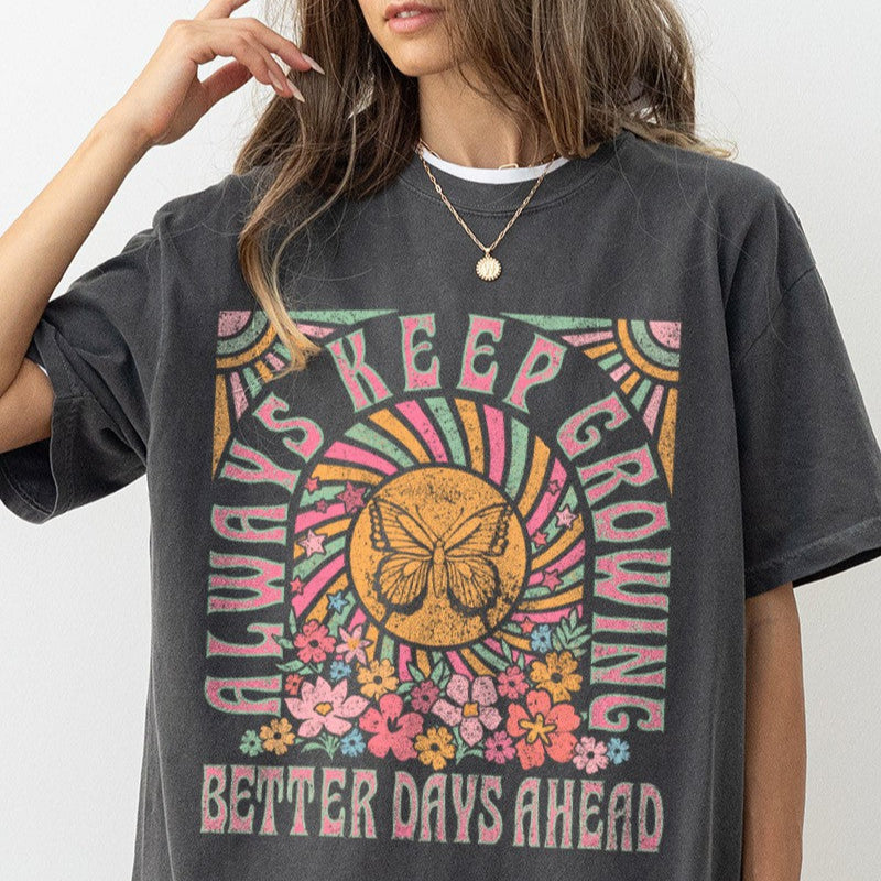 Always Keep Growing Tee, Clothing, House of Caelo Athleisure Wear, Yoga Wear & Leggings, House of Caelo Athleisure Wear, Yoga Wear & Leggings