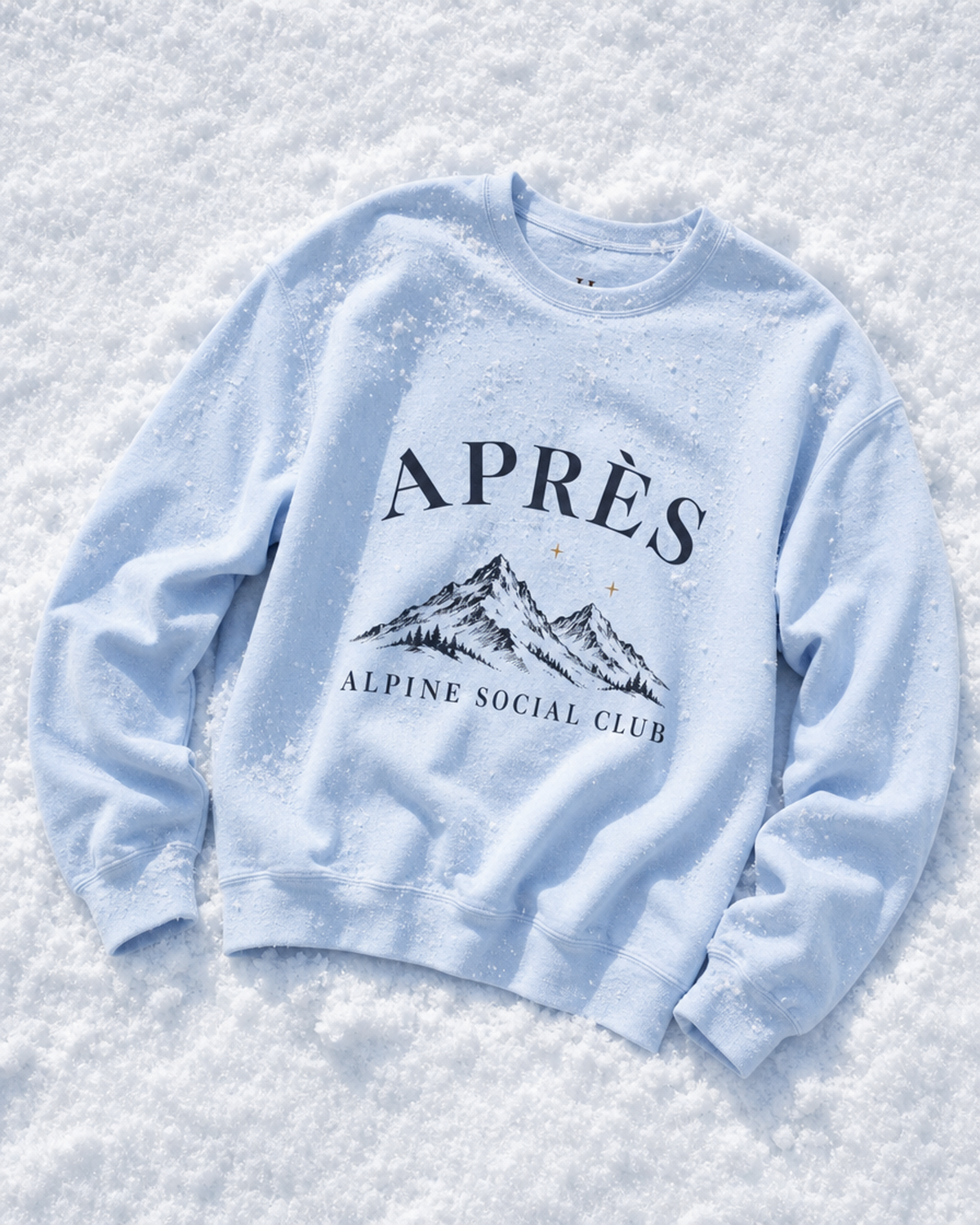 Après Alpine Social Club Sweatshirt | Vintage Ski Lodge Crewneck