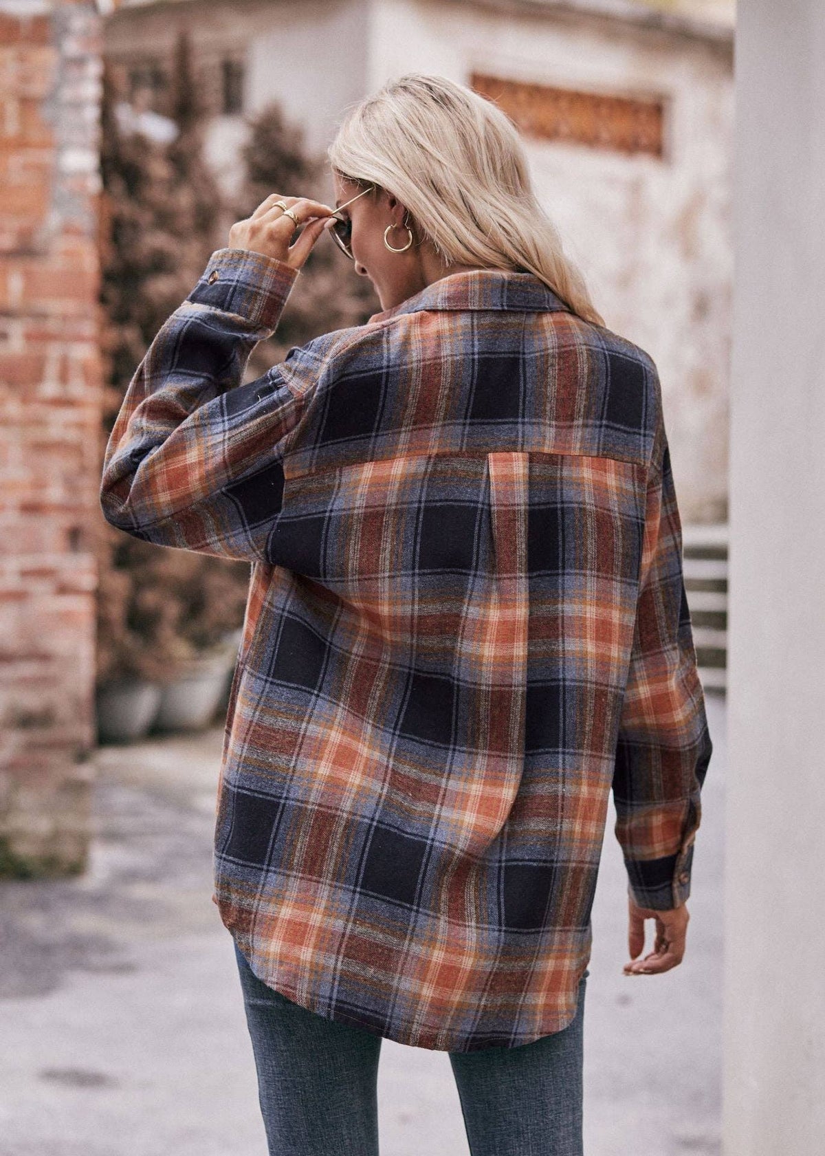 The Wanderer Plaid Shirt - House of Caelo Athleisure Wear, Yoga Wear & Women's Clothing