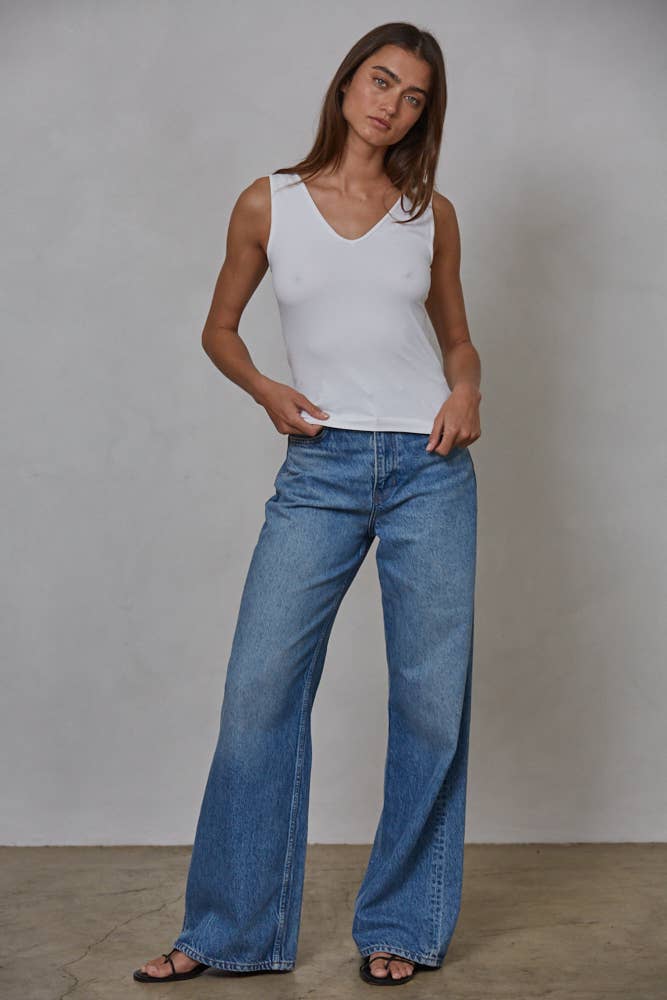 Seamless Reverse U-Neck Tank, view 14 | Fitkitty Culture®