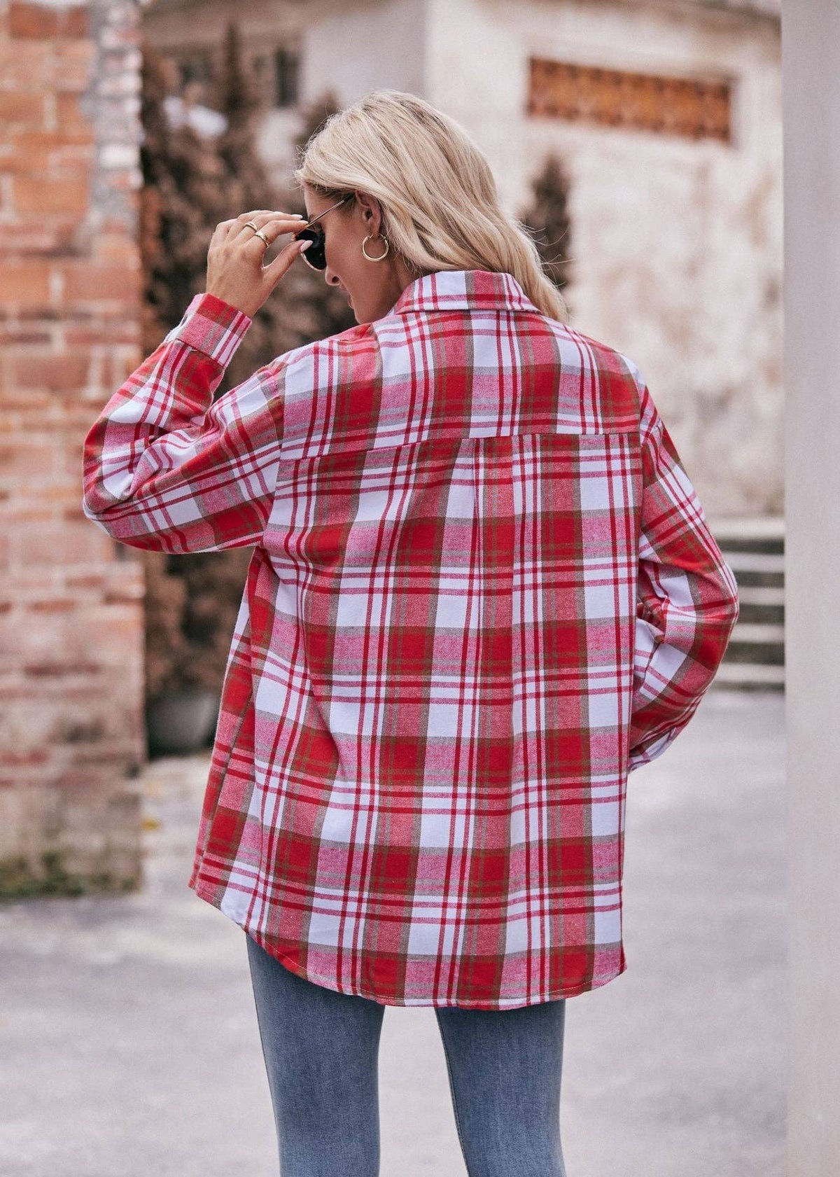 The Wanderer Plaid Shirt - House of Caelo Athleisure Wear, Yoga Wear & Women's Clothing