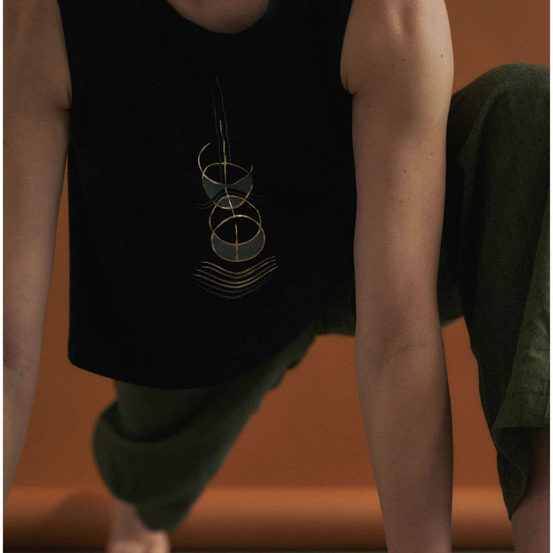 Nightfall Croptank - Fitkitty Culture Athleisure Wear, Yoga Wear & Women's Clothing
