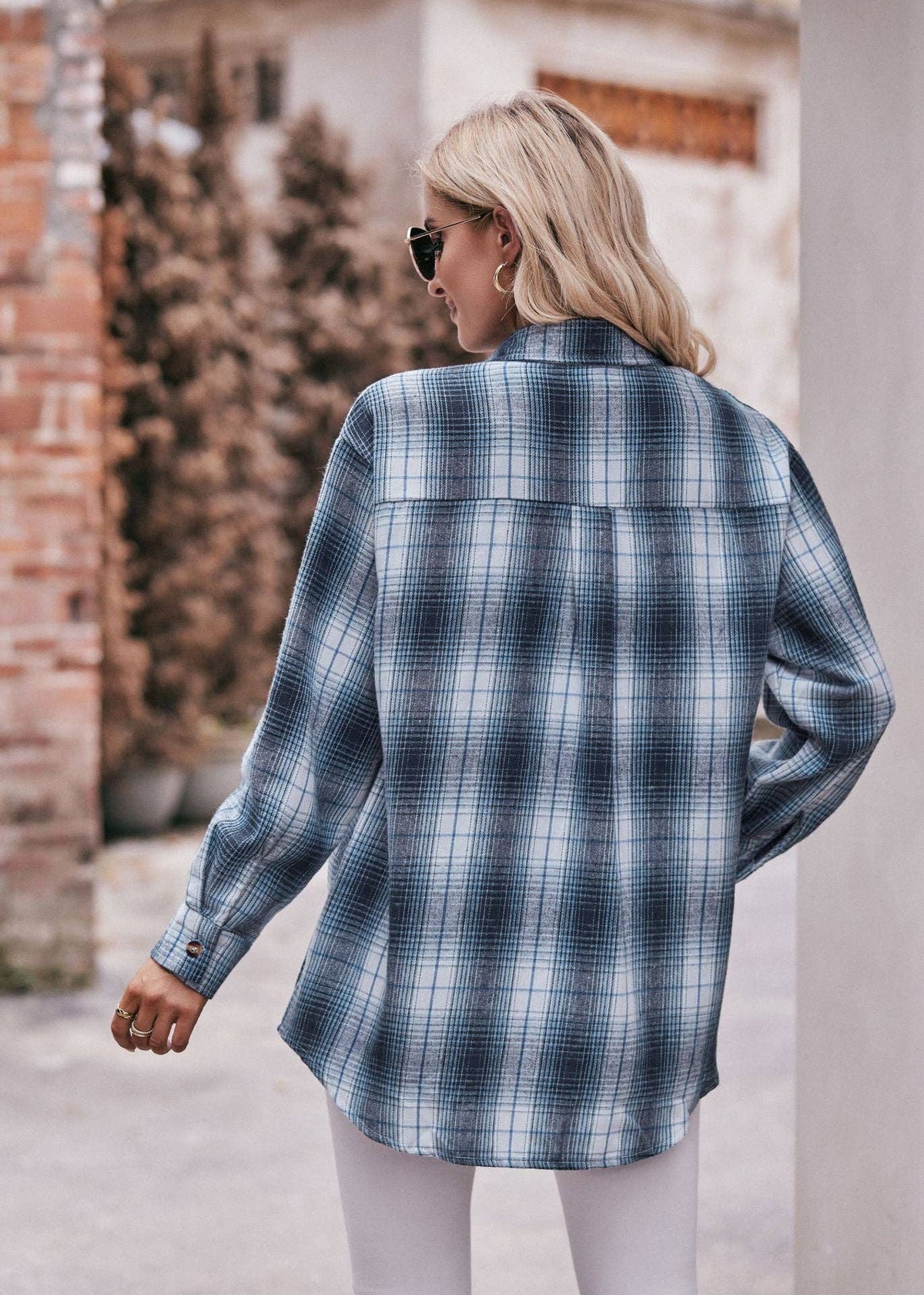 The Wanderer Plaid Shirt - House of Caelo Athleisure Wear, Yoga Wear & Women's Clothing