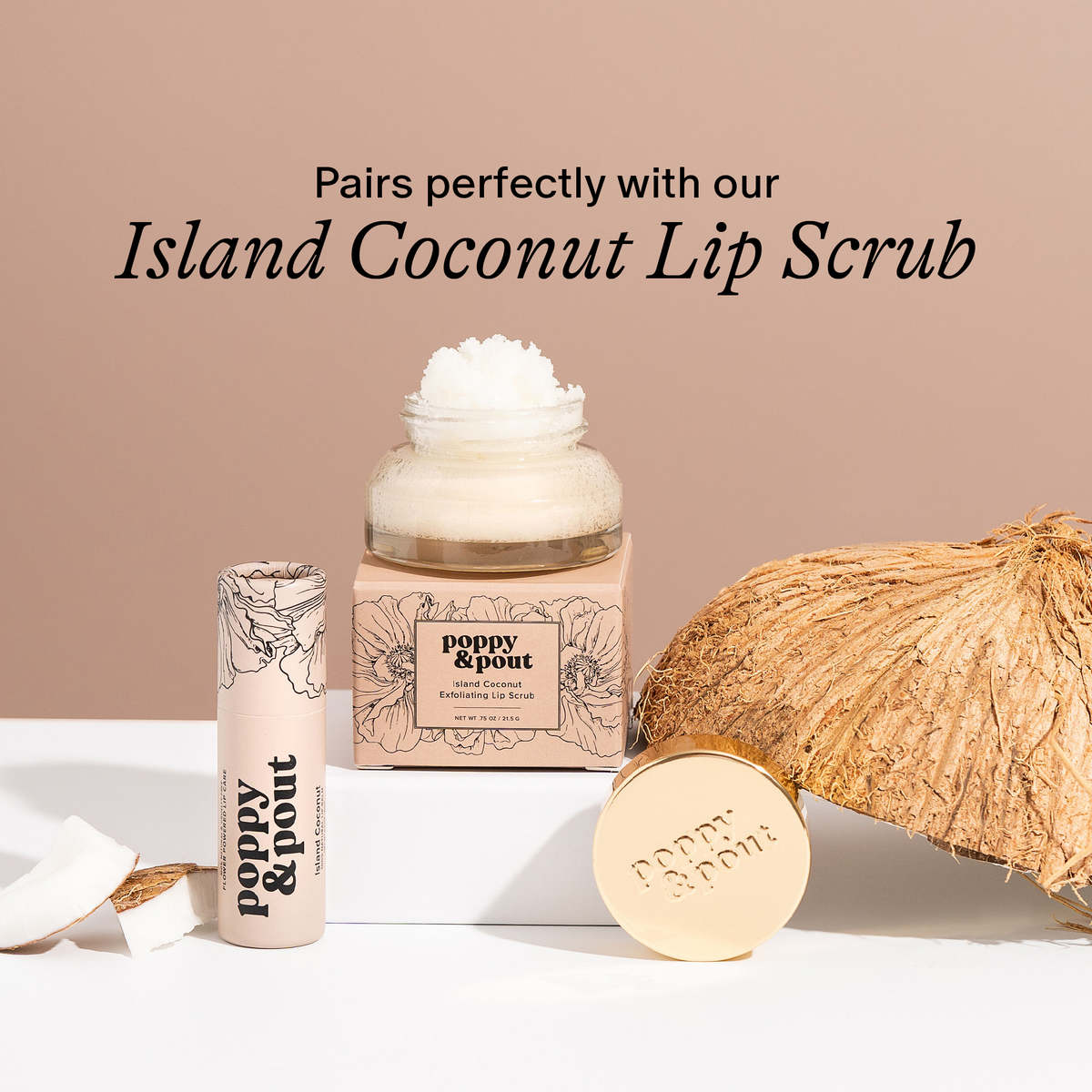 Lip Balm, Island Coconut - Fitkitty Culture Athleisure Wear, Yoga Wear & Women's Clothing
